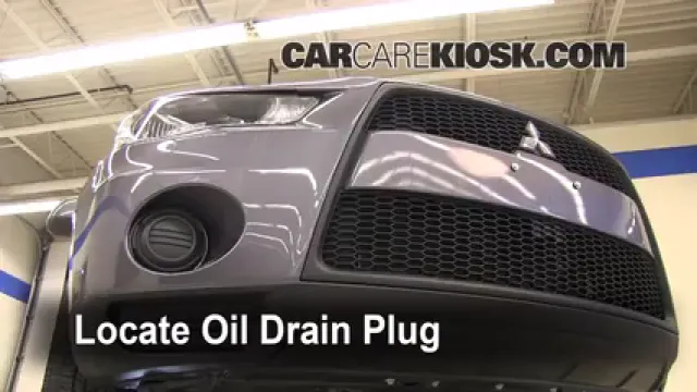 2010 Mitsubishi Outlander ES 2.4L 4 Cyl. Oil Change Oil and Oil Filter